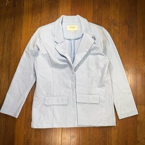 Liverpool Women's Soft Light Blue Fitted Blazer